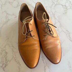 Madewell Genuine Leather Shoes - Camel - Size 8.5